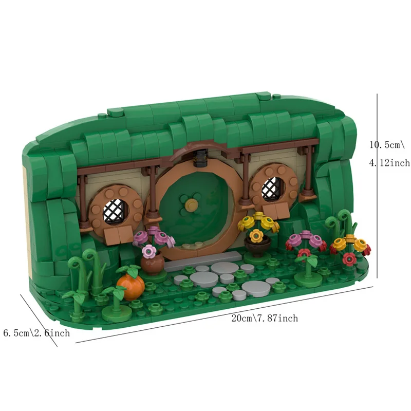 MOC Creative Expert House Front Bag End Building Blocks Bricks Mini Ring Movie Model Collection Brick Toys for Children Gifts