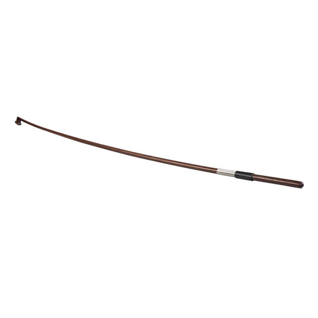 Unfinished 4/4 Size Brazilwood Violin Fiddle Bow Round Sticks Plastic Grip Winding DIY Arco Stick