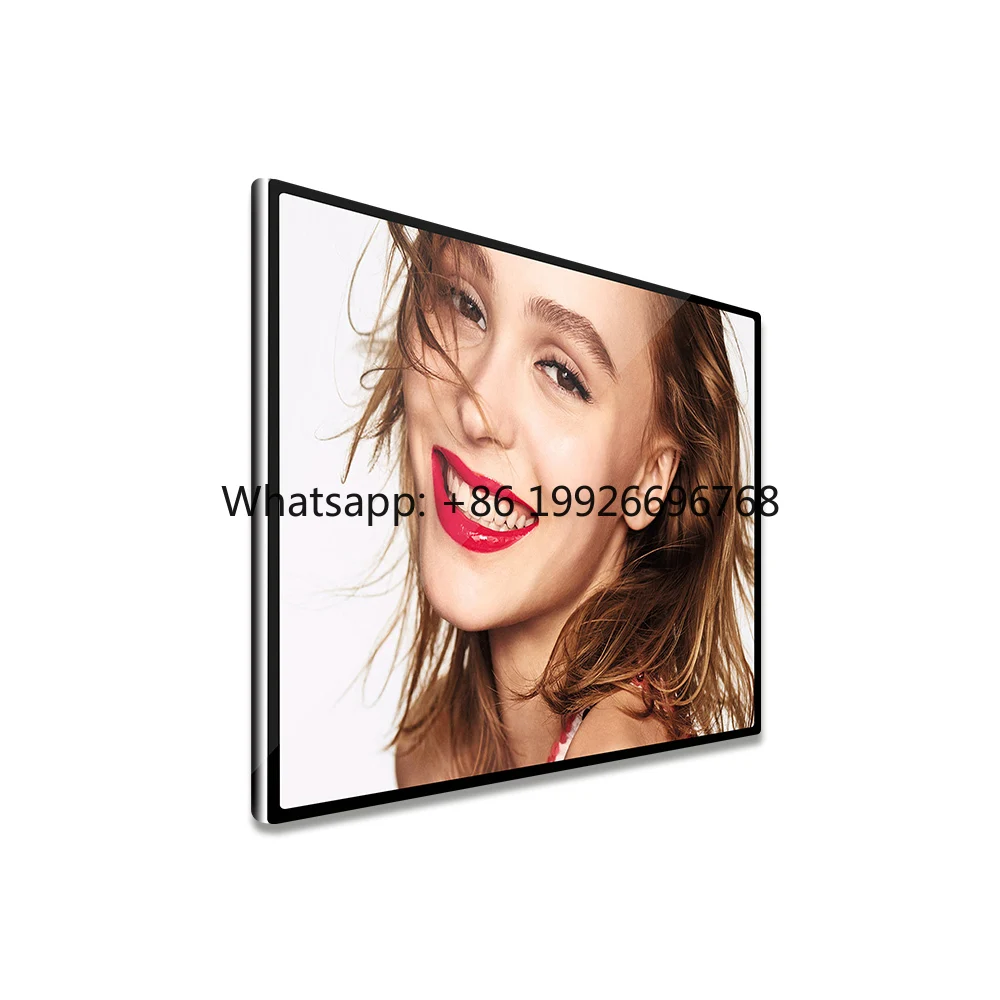 Regitech 4K HD Wall Mounted Digital Signage Touch Screen Display for Elevator Use with Android OS