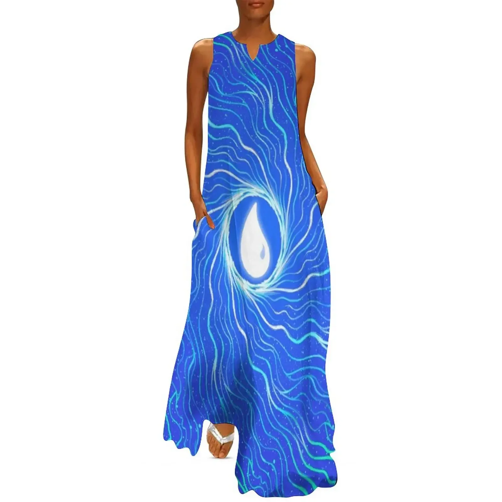 

Minimalist Mana Water II Long Dress Dresses Female dress summer dress for women 2025