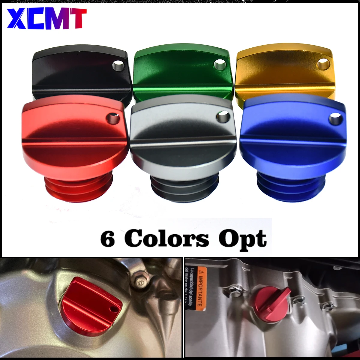 

M20*2.5 Oil Filler Cap Plug For Yamaha YZ 65 80 85 125 250 YZ250F YZ450F YZ125X YZ250X T-MAX XSR900 MT-09 FZ-09 For Honda Ducati