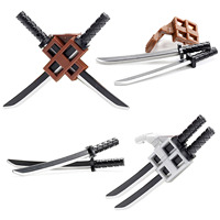 Medieval Military Weapons Building Blocks  Sword Warrior Figures Accessories Armors Knives Bow Arrow Bricks Toys Boys Gift