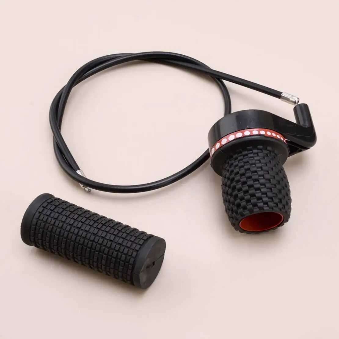 Black Throttle Grip & Cable Plastic Fit for HANGKAI 3.6HP 4.0HP 4 Stroke Outboard Motors