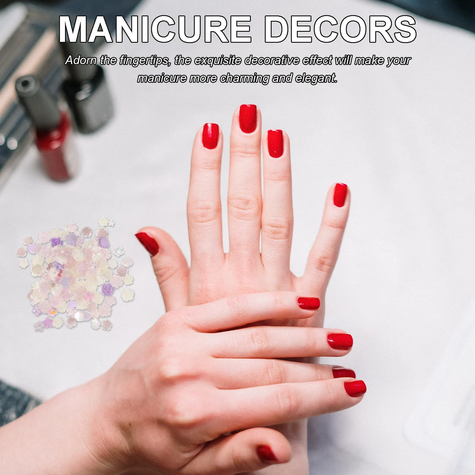 

3 пакета декоративных элементов из смолы для ногтей, для маникюра, рукоделия, компактные стерео-шармы для чехлов телефонов, для проектов DIY