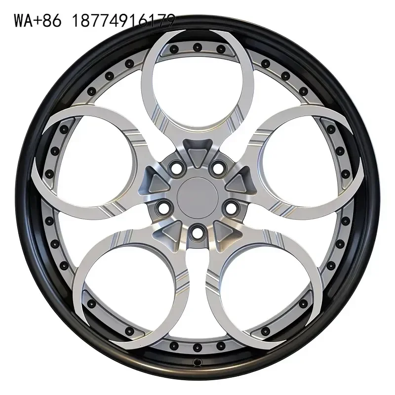 wmwmnu Aluminum Alloy Wheel Forged Wheels 5x120 17 18 19 20 21 22 23 24 Inch 2 Piece Wheels Car Wheels Rims Car Alloy Wheels