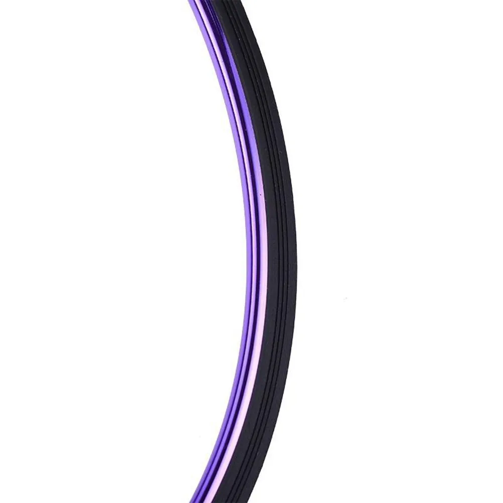 Car Interior Trim Strip 5M Flexible Easy Cut Decorative Seal Molding Purple Electroplated Auto Accessory