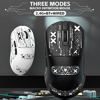 XUNFOX Wireless Gaming Mouse Controller Lightweight Gaming Mice with 3-Modes Connection Ergonomic Mice for PC Laptop