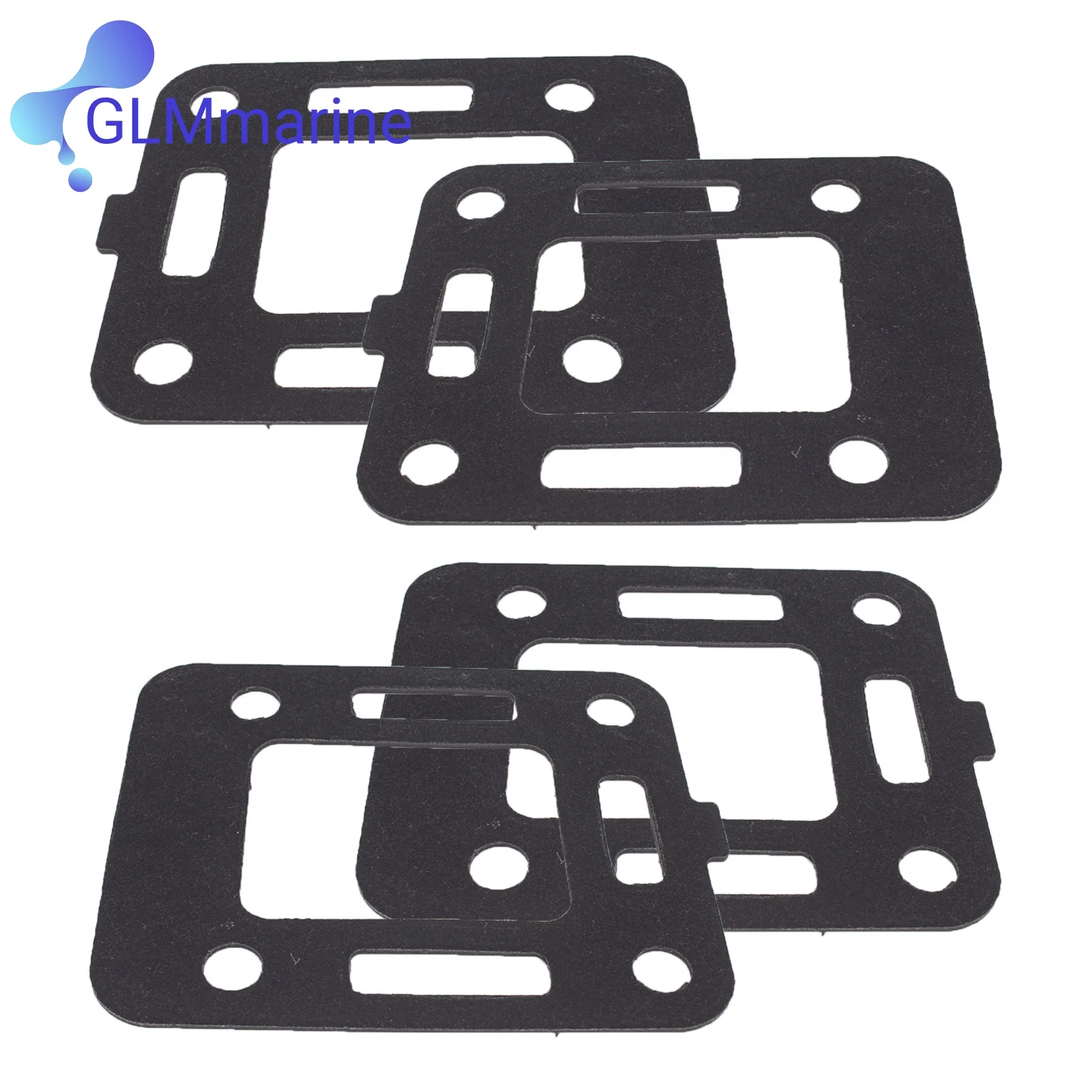 1972-2003 27-997772 Exhaust Elbow Gasket for Mercruiser 3.0 Alpha One 140 2.5L 3.0L 4cyl 4PCS