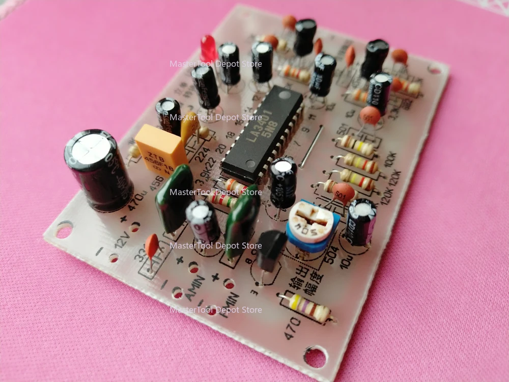 Stereo decoding LA3401 TA7343AP decoder board kit electronic kit diy parts assembly