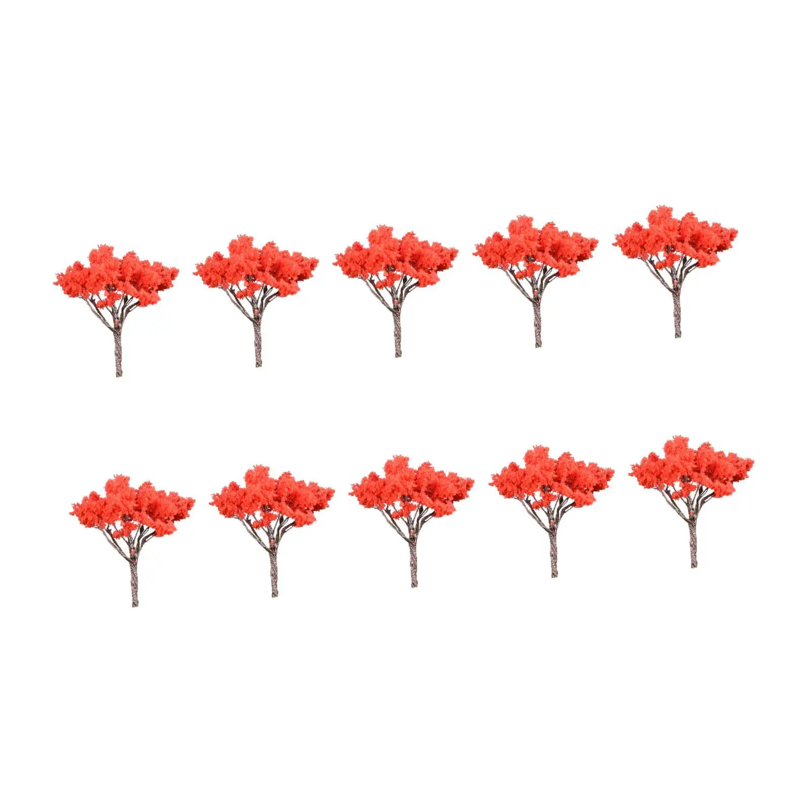 10 Pieces of Train Train Models Trees False Trees Miniature Simulation Architecture for Sand