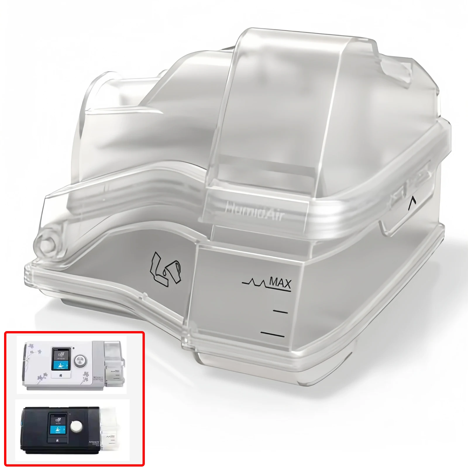 Replacement Water Chamber Tank for AirSense 10 & AirCurve 10 CPAP Machines Replacement Water Tank Water Tub