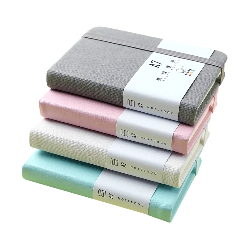 1pc A7 Mini Notebook Portable Pocket Notepad Memo Pad Diary Planner Writing Paper for Students Staff School Office Supplies