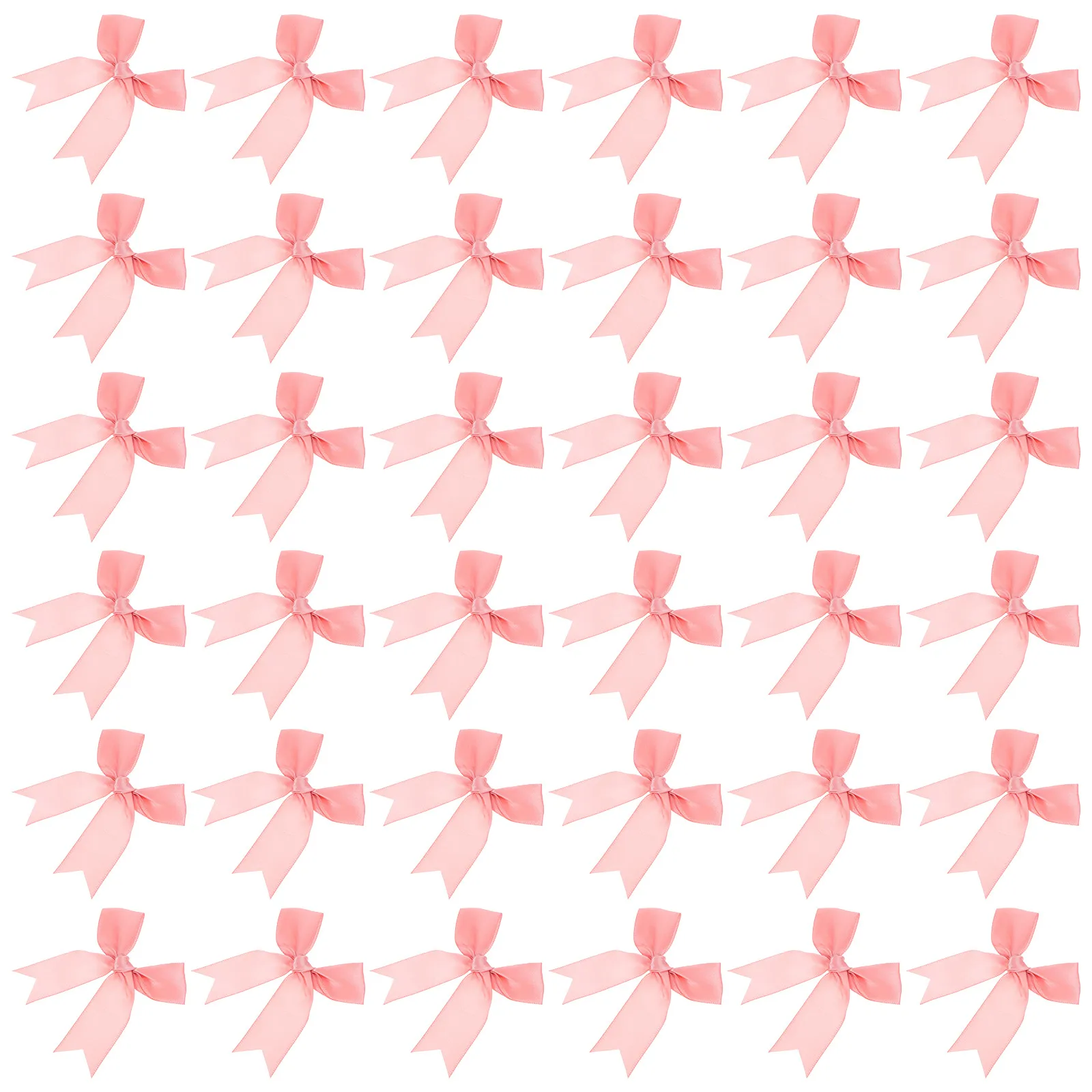 

50 Pcs Hair Bow Crafts Bows Decoration Ribbon Bride Baby Shower Party Rose Gold Birthday Bridesmaid