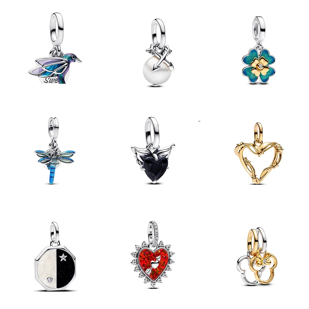 

Новый кулон-брелок в виде рака, стрекозы, ангела, замка, аксессуары для браслетов, сделай сам