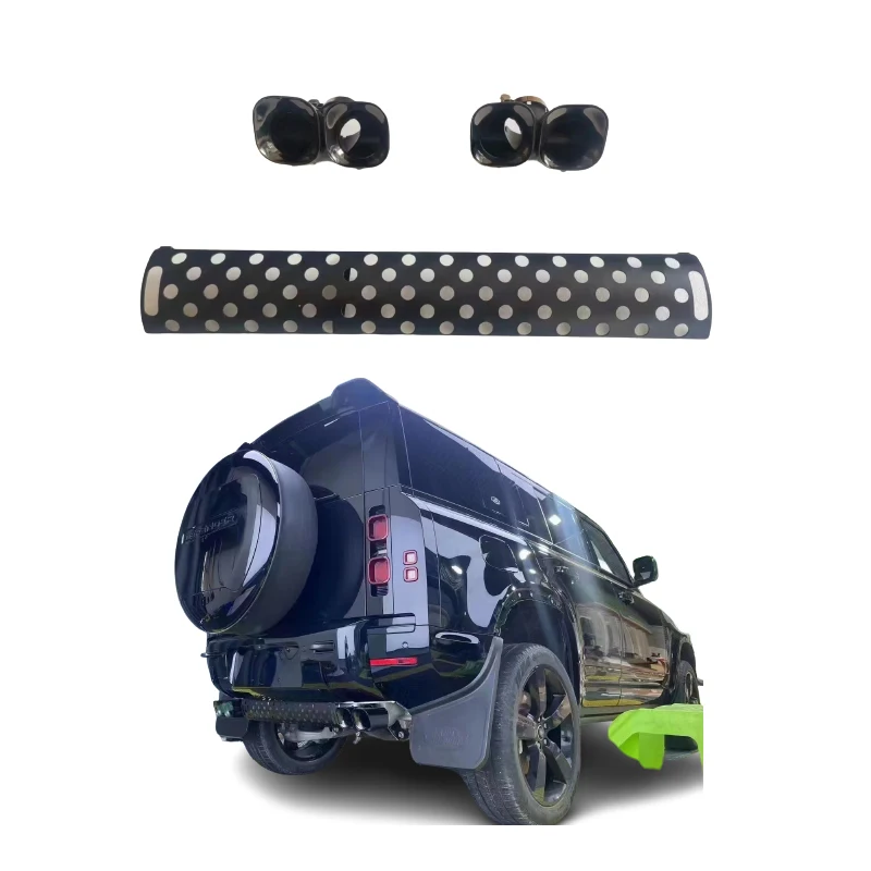 

Car Tuning Rear Exhaust Muffler Tips Tail Pipe for Land Rover Defender 2020