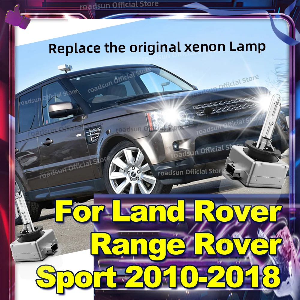

HID Bulbs Xenon Headlight for Land Rover Range Rover Sport 2010-2018 2011 2012 2013 2014 2015(Only fit original bulb is Xenon