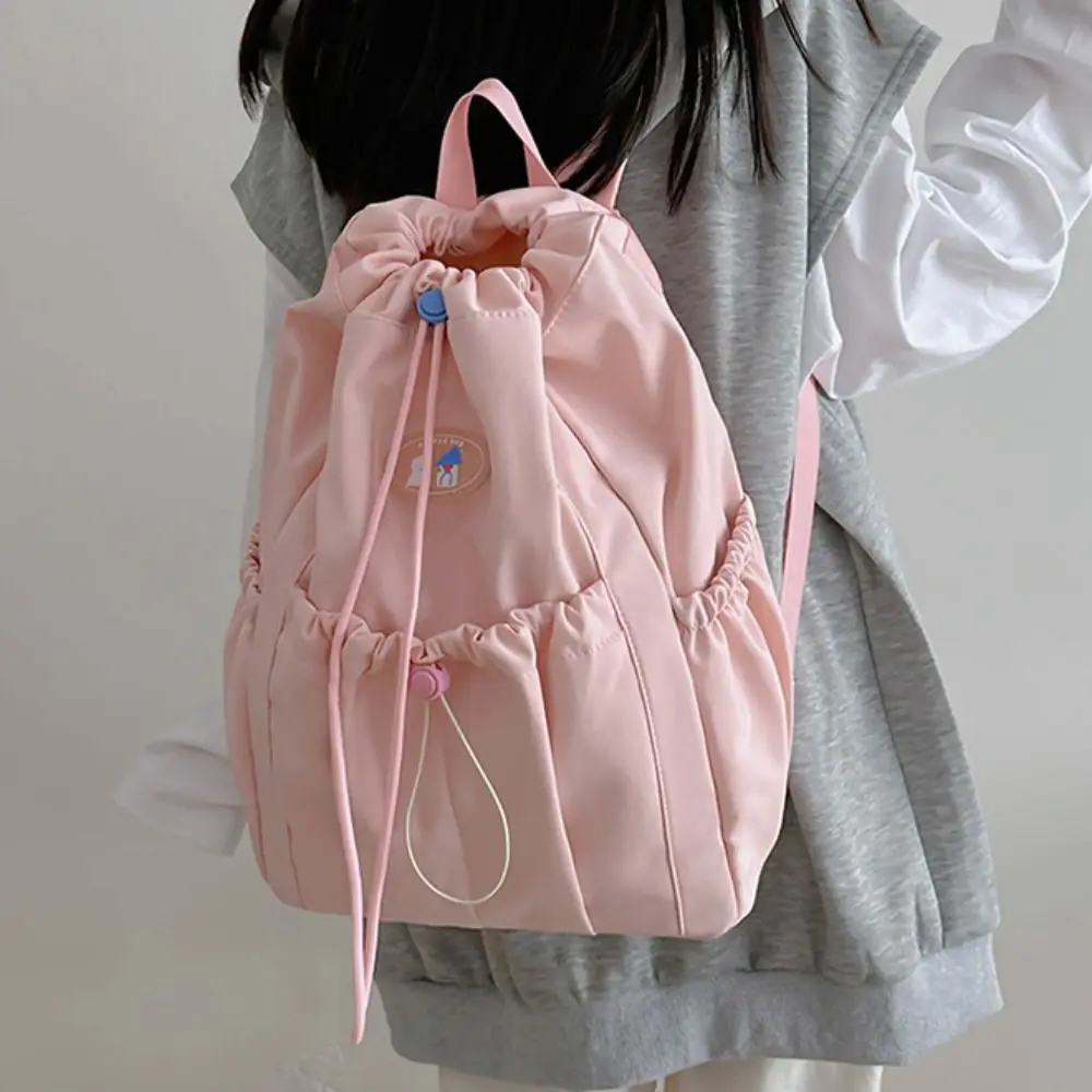 الصلبة اللون الطازجة اللون الرباط على ظهره سعة كبيرة الكورية نمط الطلاب حقيبة مدرسية حقيبة يد حقيبة التخزين حقيبة كتف