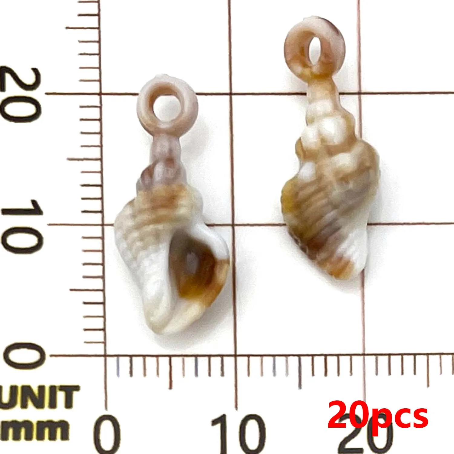 20/24pcs Acrylic Shell & Starfish Charms for DIY