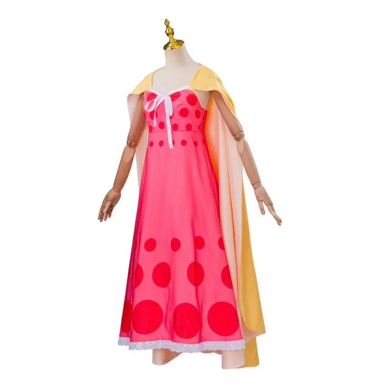 Costume de Cosplay Big Mom de l'Animé The Island of mesurosts, Ensemble Complet avec Chapeau Everak, Robe en Peluche de Charlotte Linlin, pour ixd'Halloween