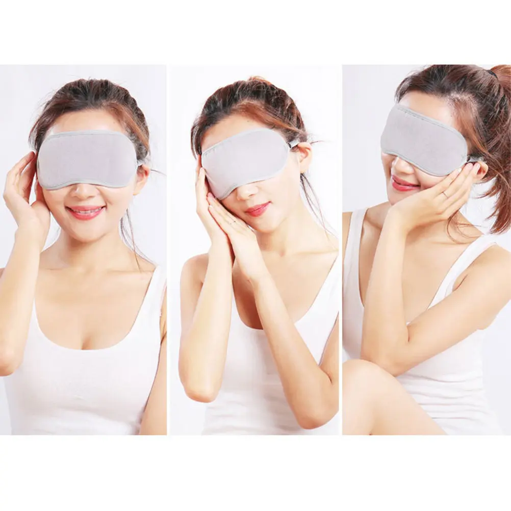 1Set Sleeping Eye Mask Magnetic Cloth Breathable Shading Lightweight Adjustable Blocking Light for Travel Gift