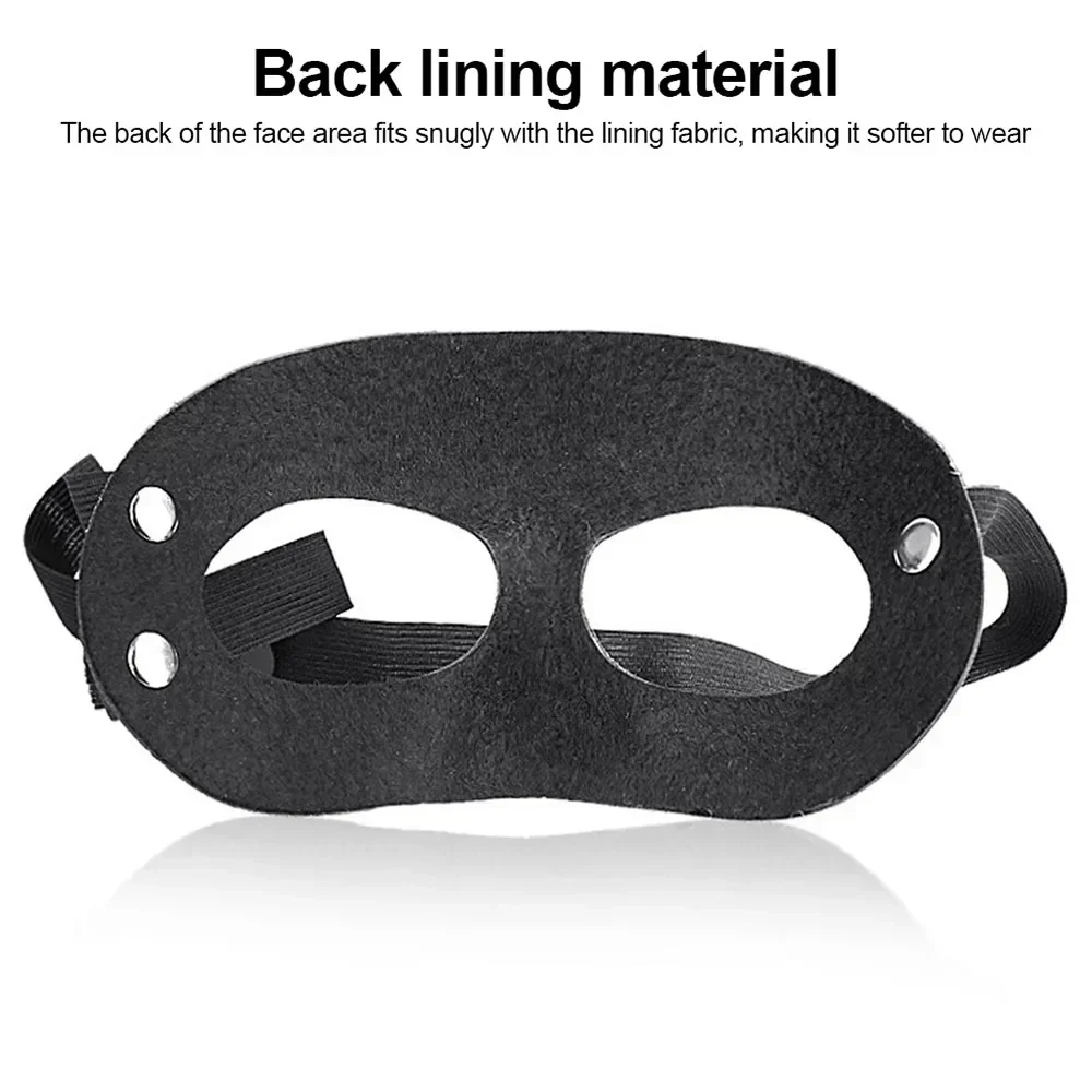 Sports Football Face Cover Party Face Masks Multi-functional Soccer Nose Protection Halloween Adjustable PVC Mask Unisex