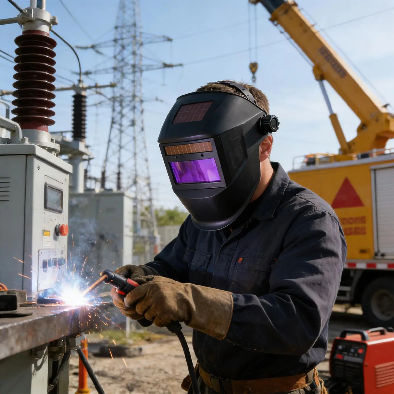 

Сварочная линза 2x4 дюйма с автоматическим затемнением, регулируемая, с фиксированным затемнением и фильтром True Color для сварщиков, металлообрабатывающих специалистов и профессионалов