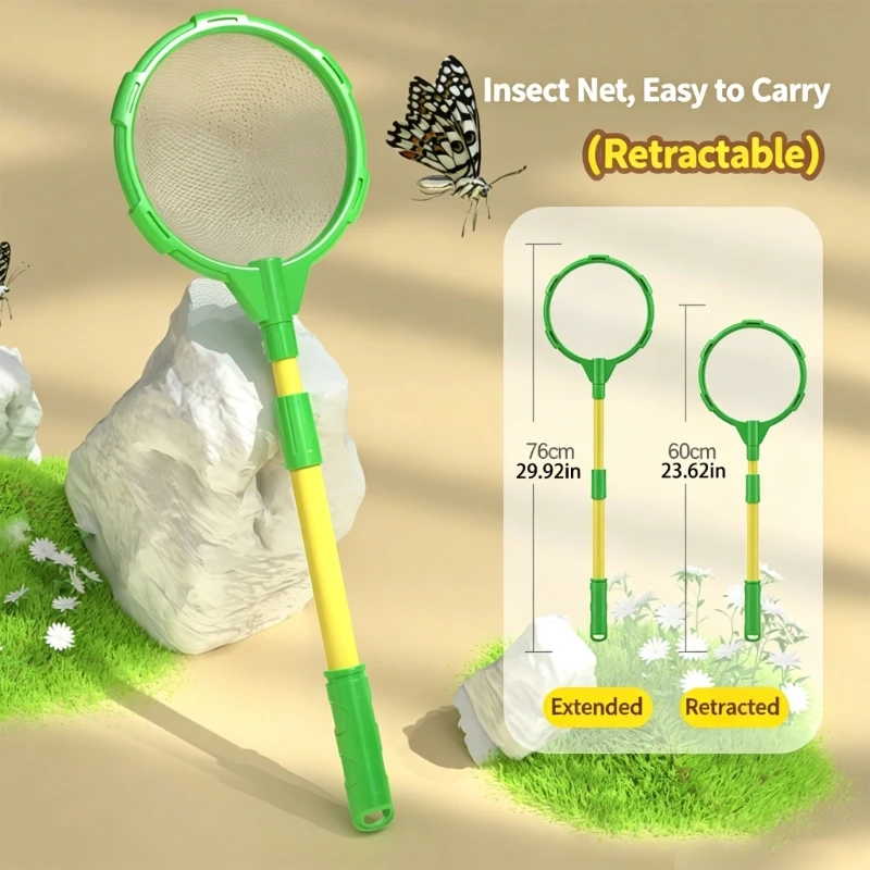  Nature Study Toy for Kids with Transparent Insect Viewer, Catcher Cup and Magnifier for Classroom Science Activities