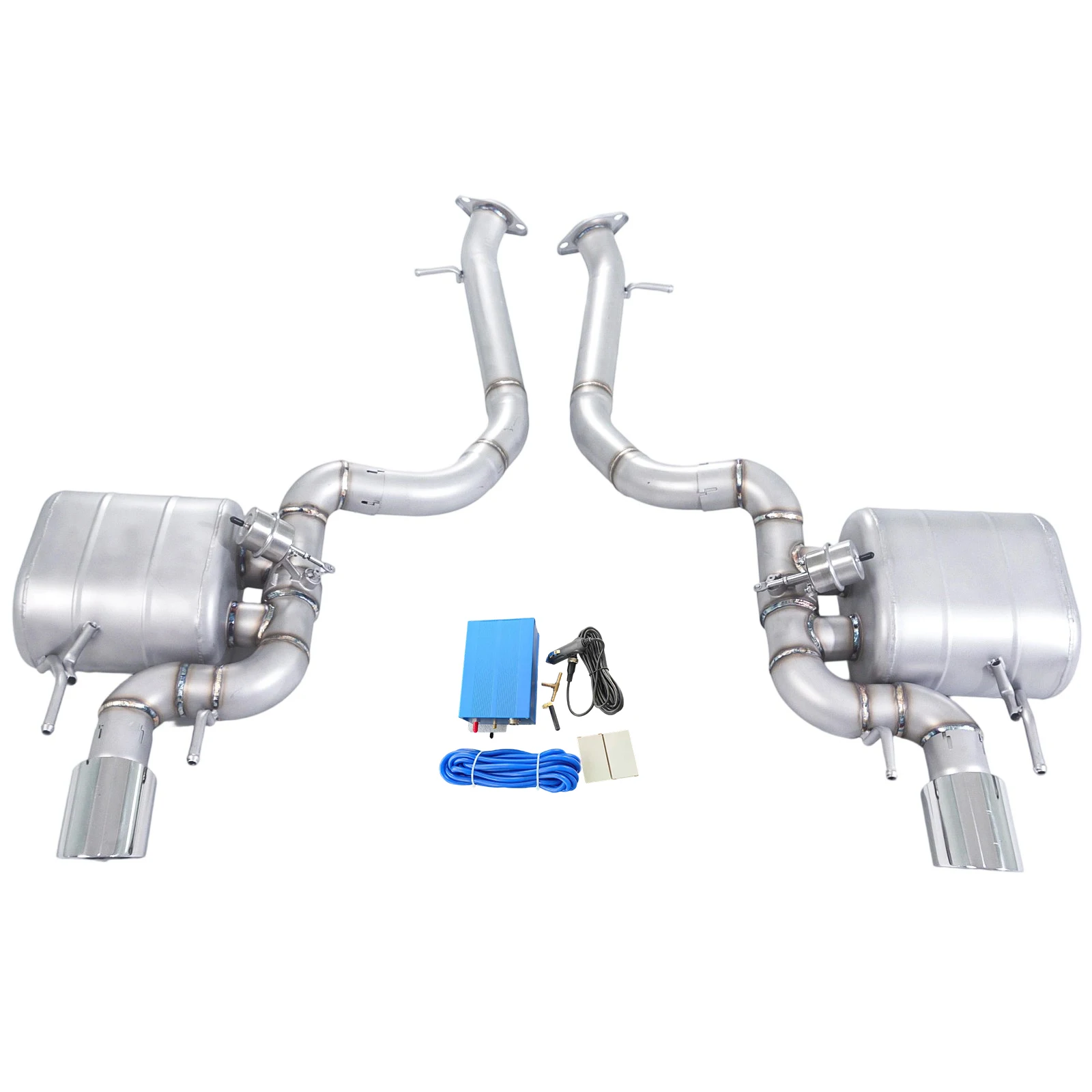

GFC Catback Exhaust Muffler is for Lexus IS350 GS350 3.5L. Car Pneumatic Valve Exhaust System is made of SUS304 pipes.