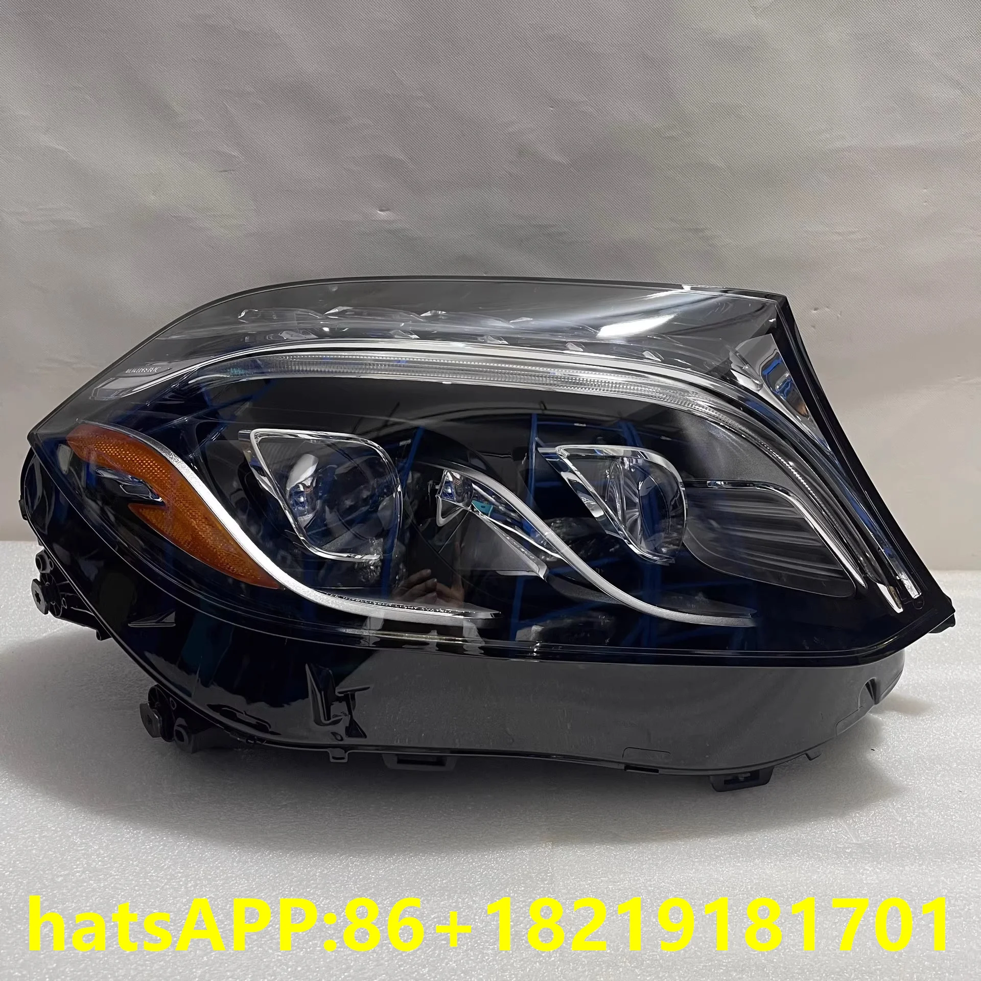 

1 шт. для фар Mercedes-Benz W166 2016-2019 GLS X166 GLS320 G400 GLS40 GLS63, светодиодная фара, версия для США