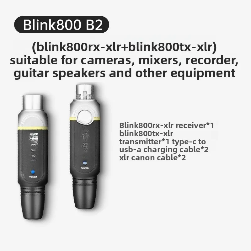 Blink800 SLR camera recording Wireless microphone Street interview recording