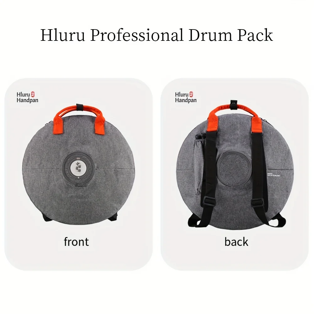 Hluru 432Hz 9 Notes 14 Inch Handpan Drum for Meditation Steel Tongue Drum Percussion Yoga Music Instrument