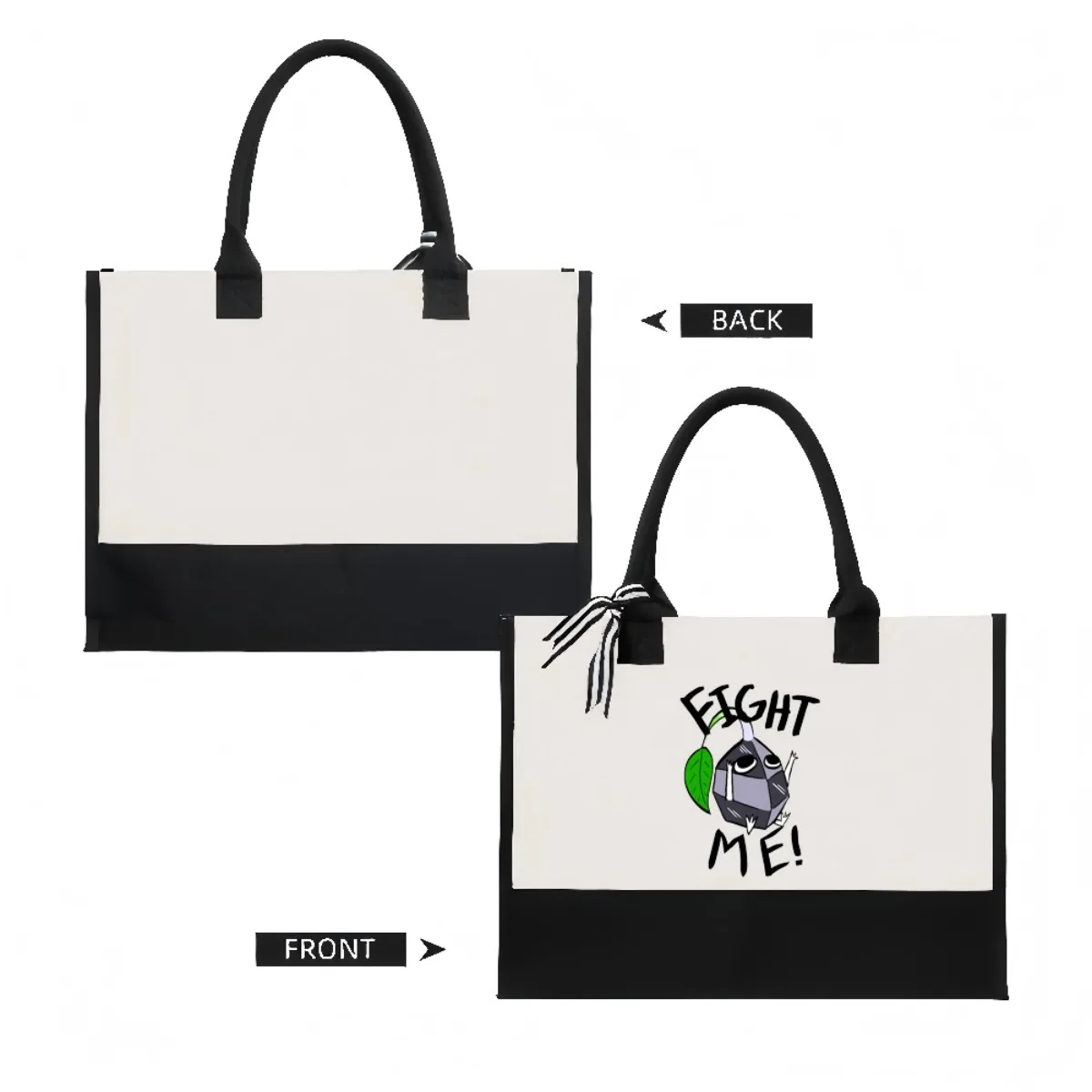 قتالني! (روك بيكمين) 2026 وصول جديد موضة عملية واسعة قابلة لإعادة الاستخدام حمل حقيبة نمط طباعة 2 لهجة الثقيلة كبيرة شو #2