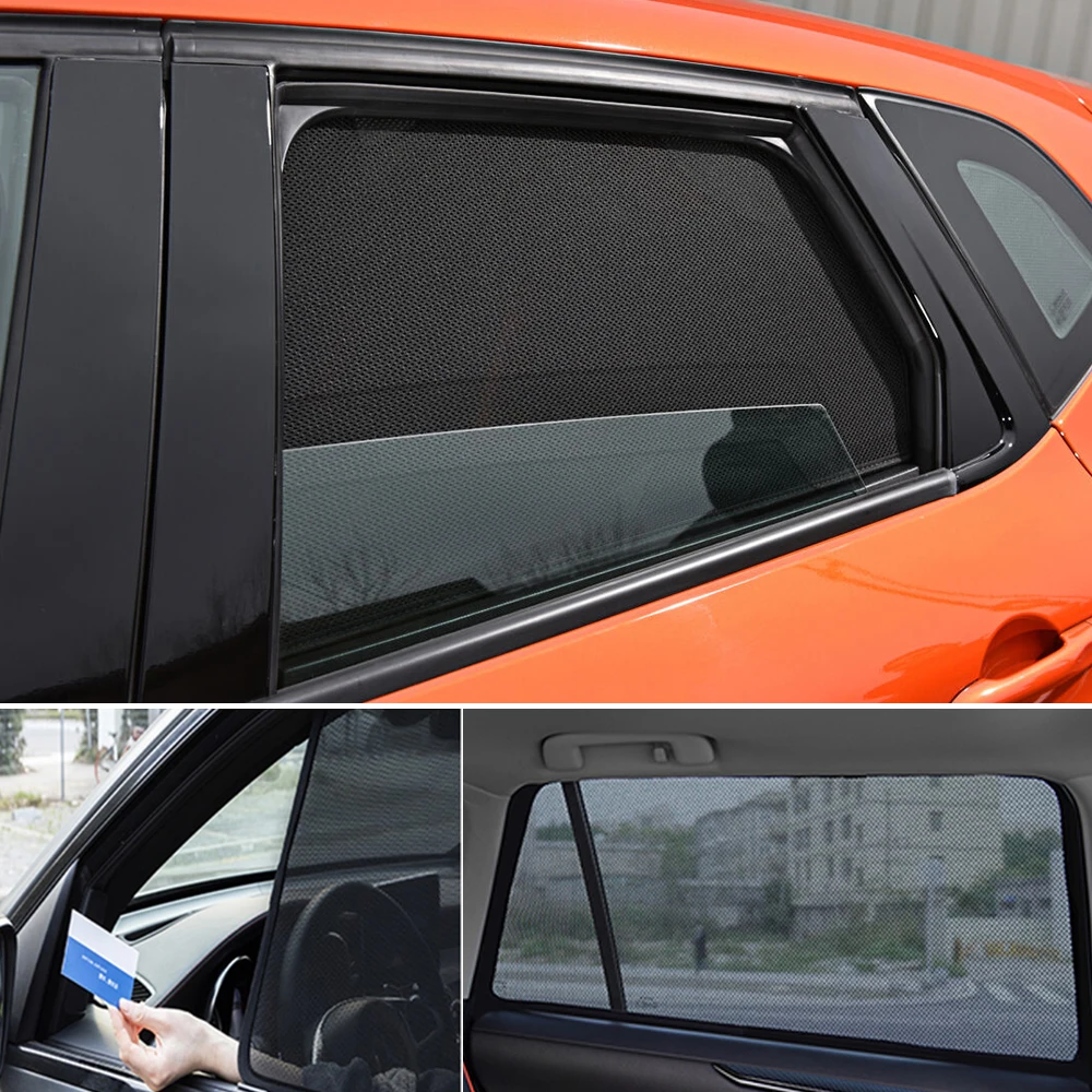 For Jaguar F-pace X761 2016-2022 Car Sunshade Shield Front Windshield Curtain Rear Back Side Baby Window Sun Shade Visor