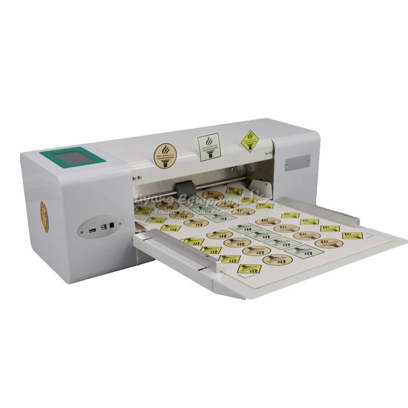 LY-388A Touch Screen Control Mini Digital Automatic Label Die-cutting Machine with Auto Paper Feeding for Sticker Paper Card