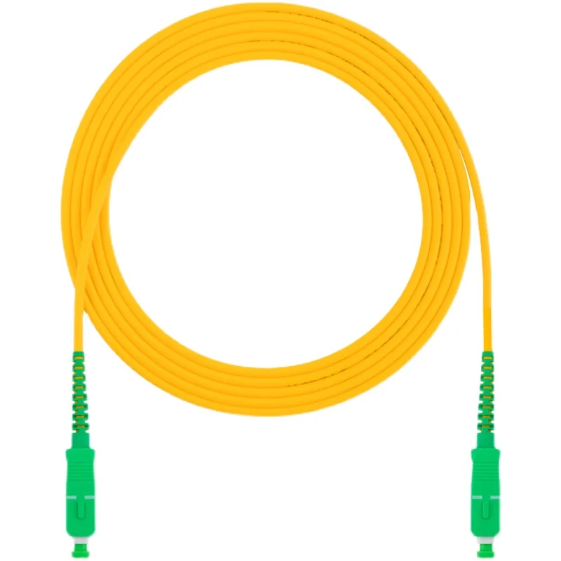 10 PCS/SET SC/APC-SC/APC Singlemode Simplex Fiber Optical Patch Cord Pigtail PVC G657A LSZH  9/125 3.0MM Fiber Jumper