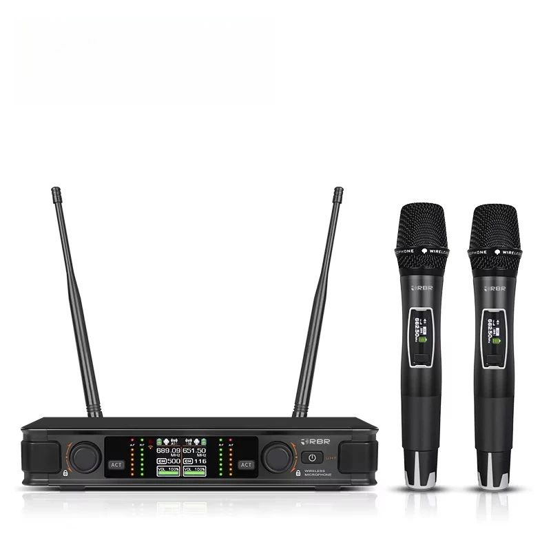 

Профессиональная беспроводная микрофонная система Bm682 UHF с перезаряжаемым портативным устройством