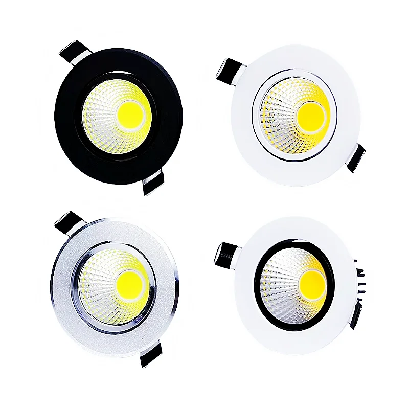 LED Dimmable downlight COB ceiling light 5W7W9W12W15W18W Home decoration LED light AC85-260V Home commercial light indoor lighti