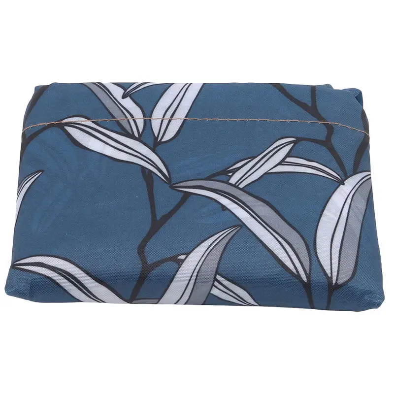 1 قطعة أكياس التسوق سوبر ماركت المطبوعة أكسفورد حقيبة حمل متينة وصديقة للبيئة حقيبة تخزين محمولة قابلة للطي