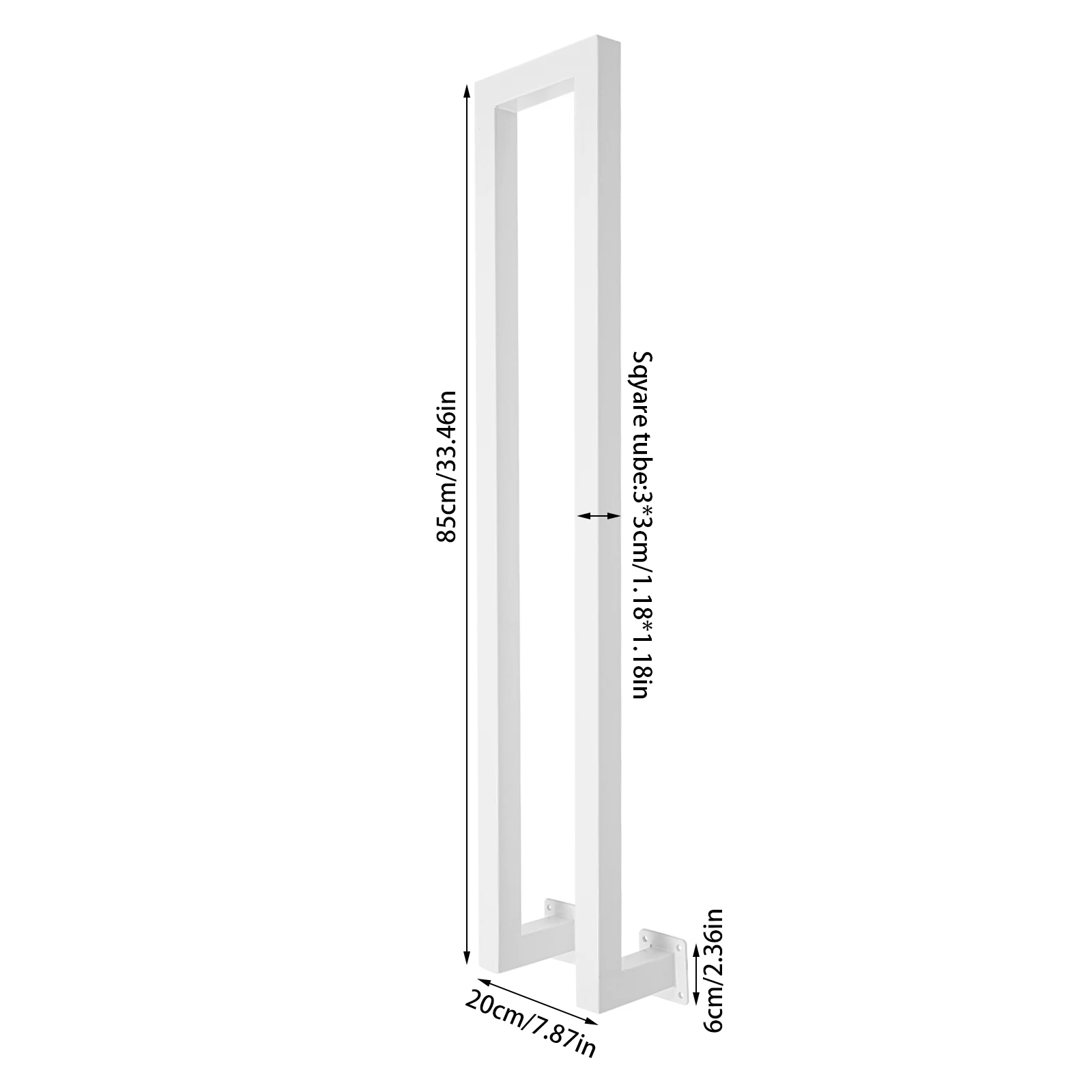 Modern N-Shaped White Iron Handrail High Load-bearing Railing Fences Are Used for Stairs Gardens And Hotels