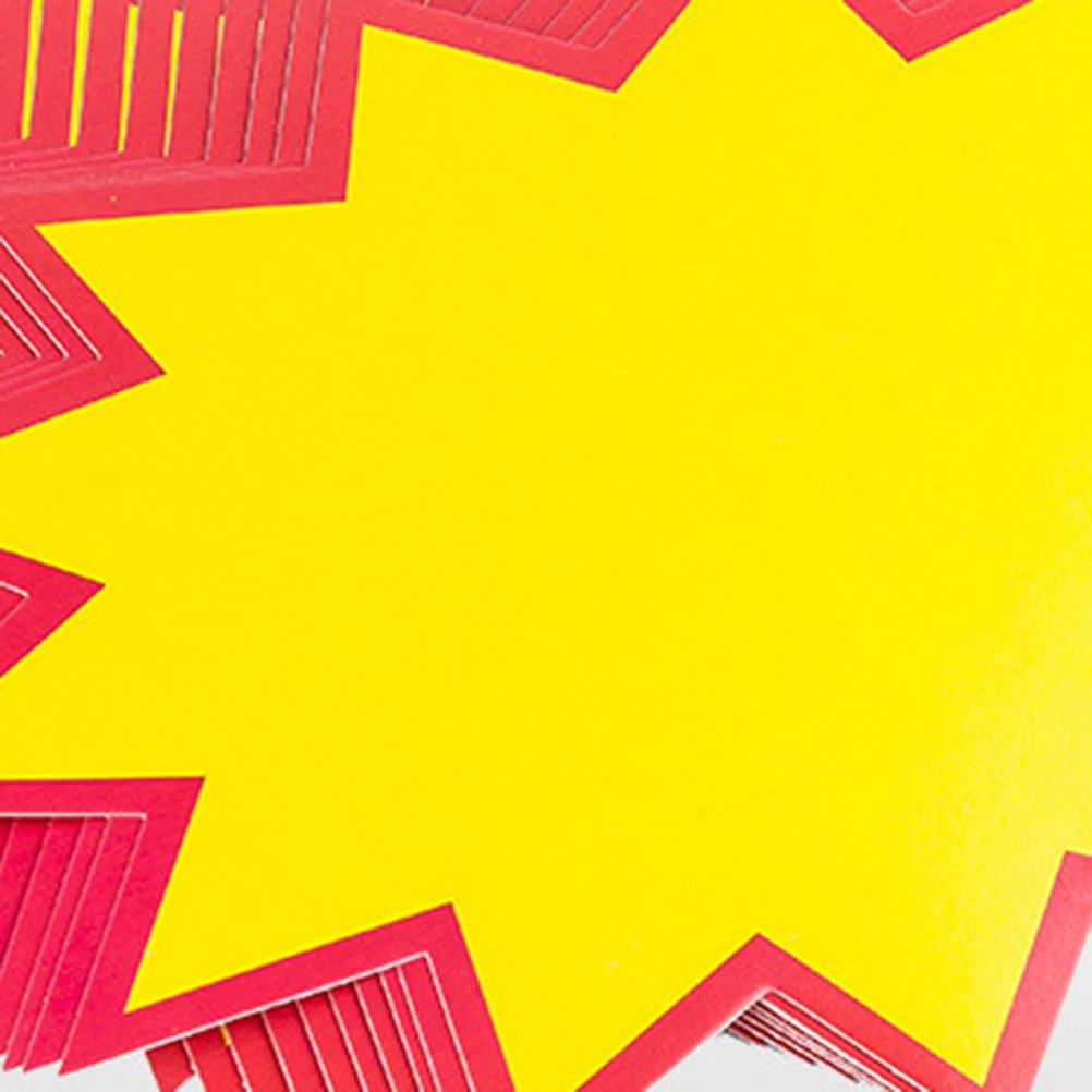 30 PCS Explosion Sticker Price Tag The Marking Blank Advertising Paper