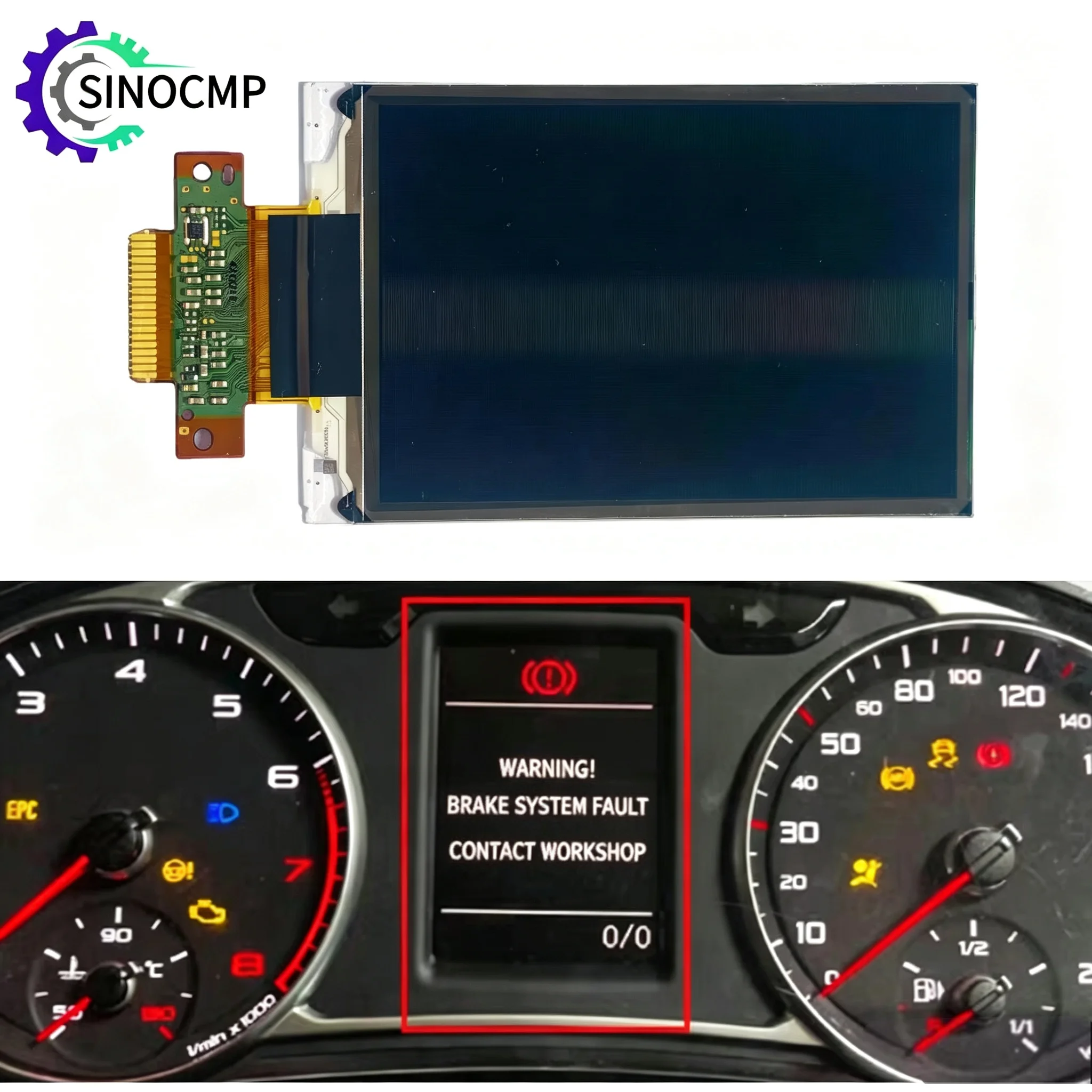 Instrument Cluster VDO LCD Display Screen For VW Passat Golf Tiguan 5N Touran Skoda Dashboard Display A2C00056422-01 L5F30709P03