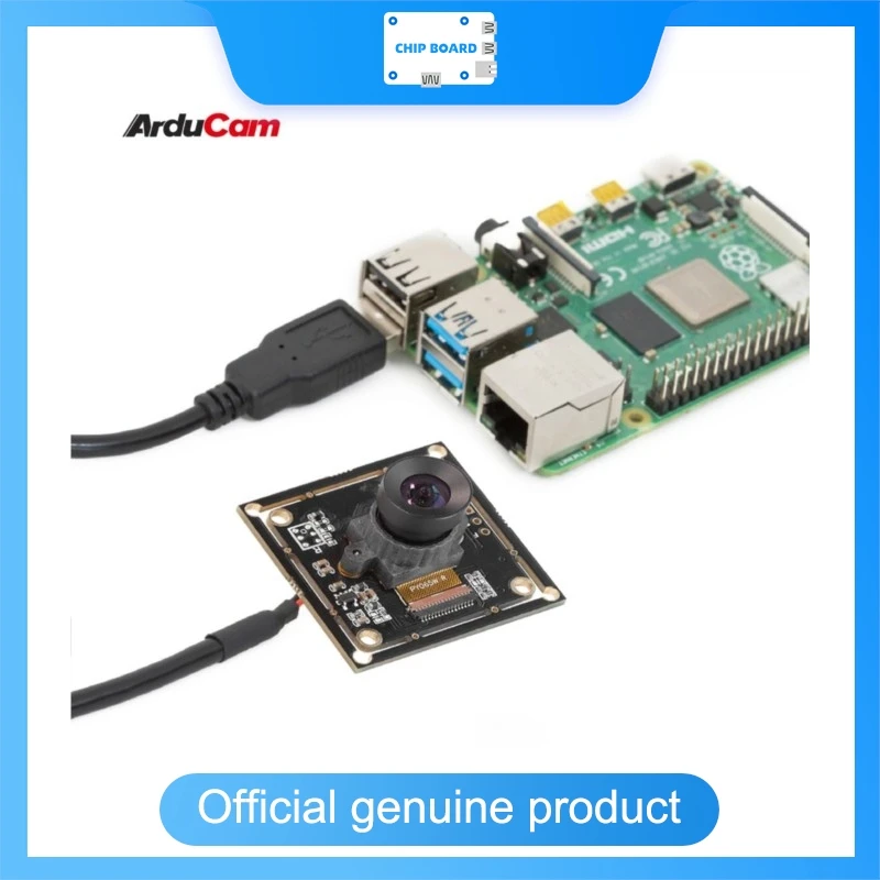 

Arducam 100fps Global Shutter USB Camera Board, 1MP OV9281 UVC Webcam Module with Low Distortion M12 Lens Without Microphones