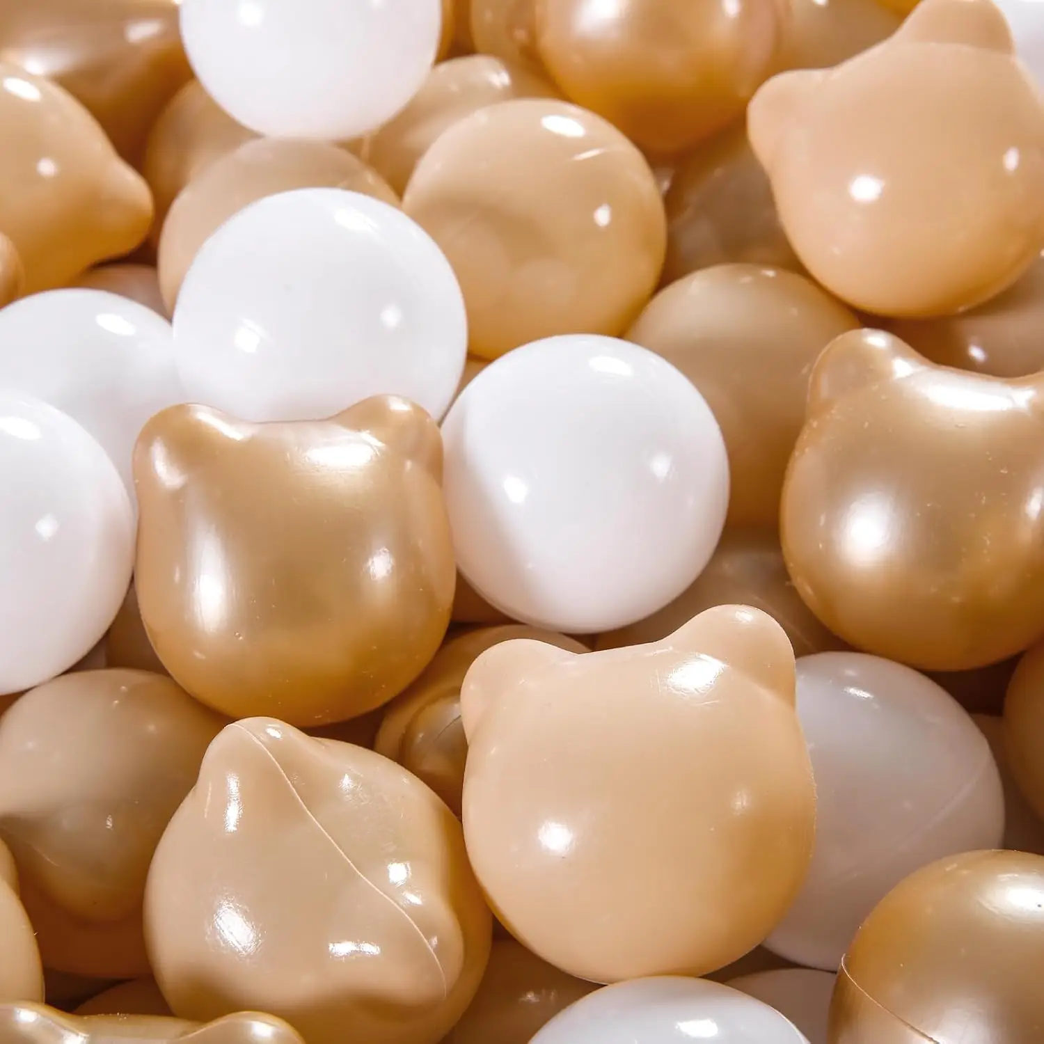 100 stks Beer Bal Pit Ballen Vormen BPA Gratis Plastic Speelballen Crush Proof Kids Peuters Baby Pastel Pelotas Speelgoed Vormige