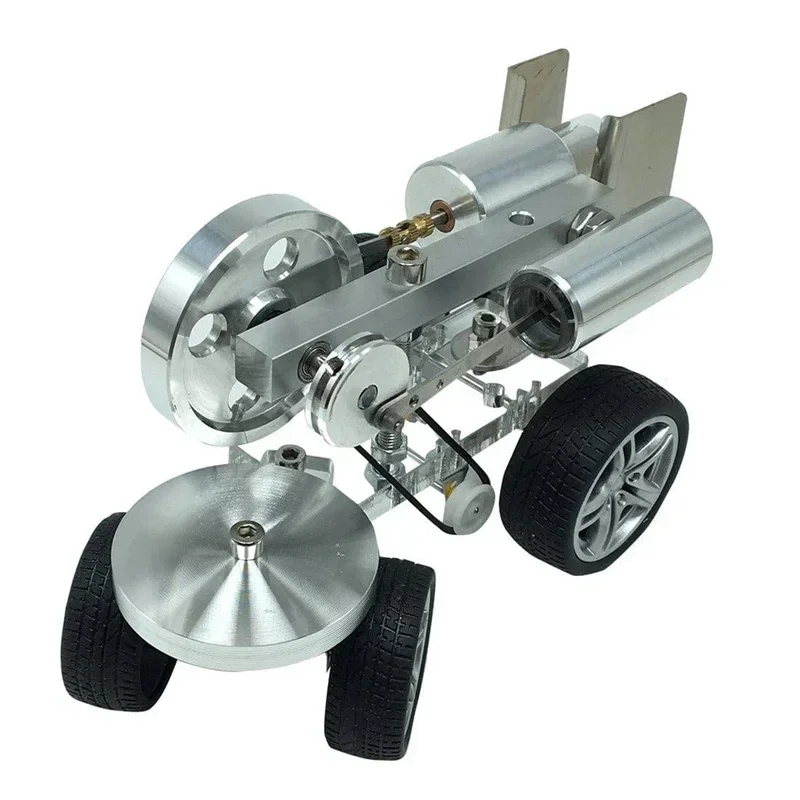 

Custom Single Cylinder Stirling Engine Model Tractor Car Engine Science Physical Experiment Toy Teens Children Gift