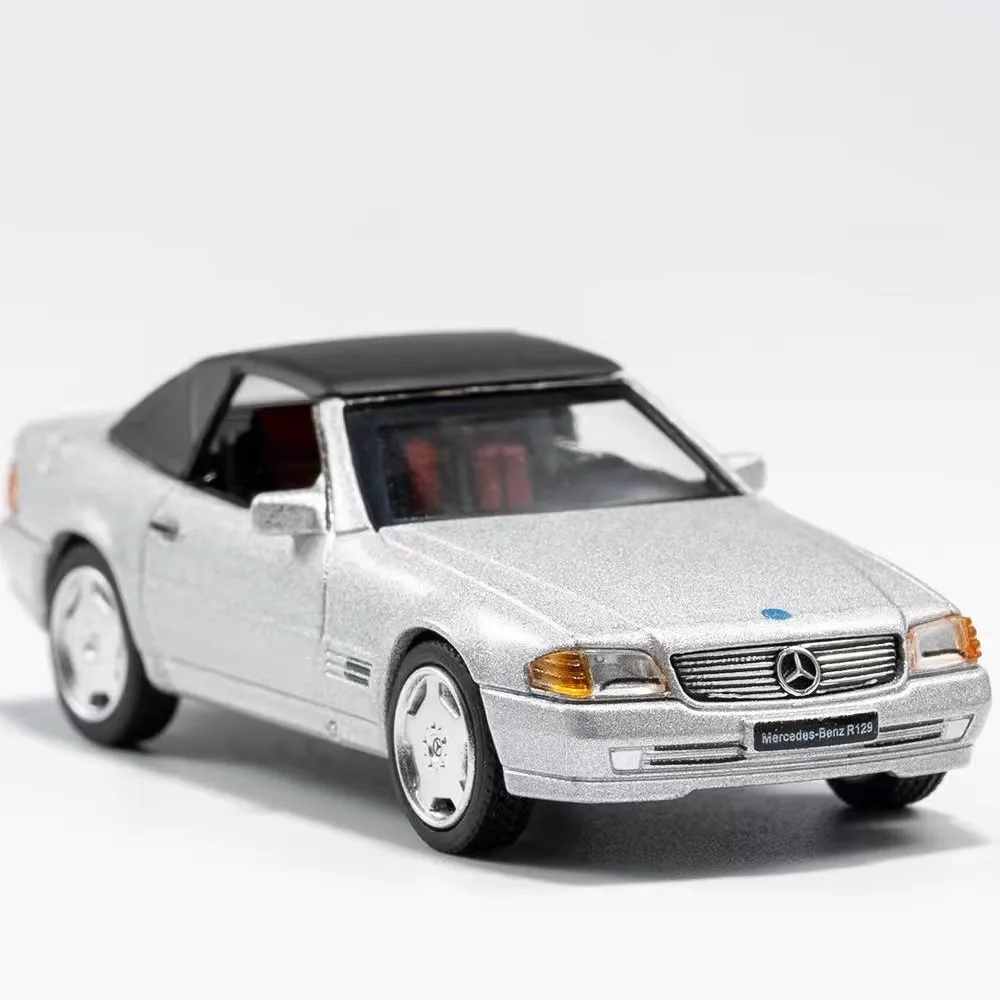 DCT 1/64 Mercedes-Benz SL500 Convertible Sports Car Alloy Toys Pojazd silnikowy Diecast Metal Model Dzieci Prezent świąteczny Zabawki dla chłopców