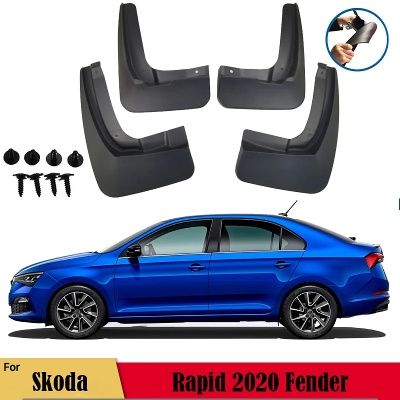 For Skoda Rapid 2020 Car Tire Modified Fender Mud Guard Car Decoration Accessories