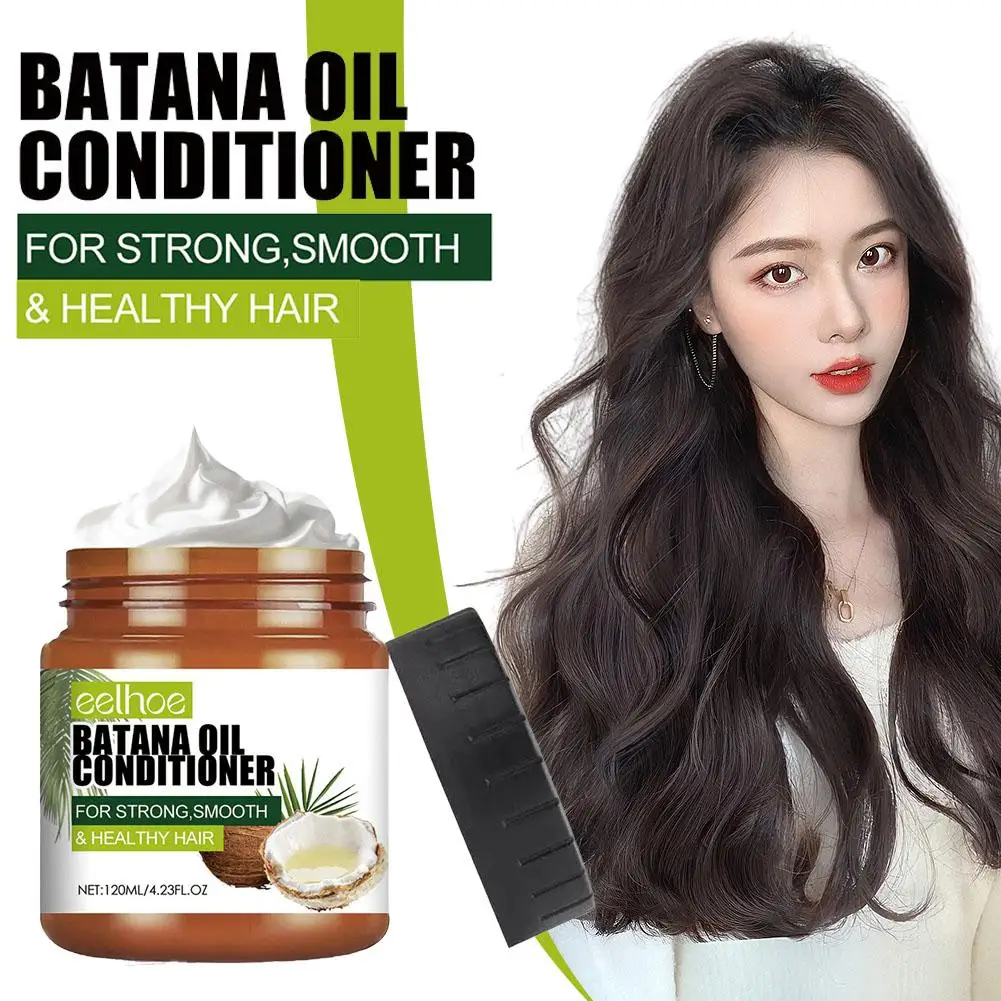 120ml/g Batana Oil Hair Conditioner Hair Treatment Mask For Moisturizing, Repairing Hair Roots, Promotes Thicker Hai