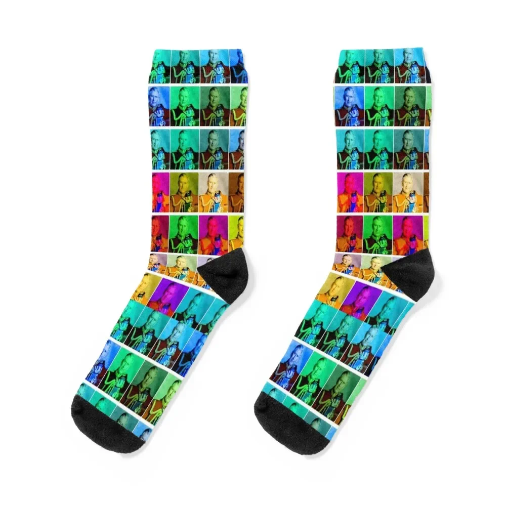 

Pop Art King Charles III Socks christmass gift gift sports stockings Luxury Woman Socks Men's