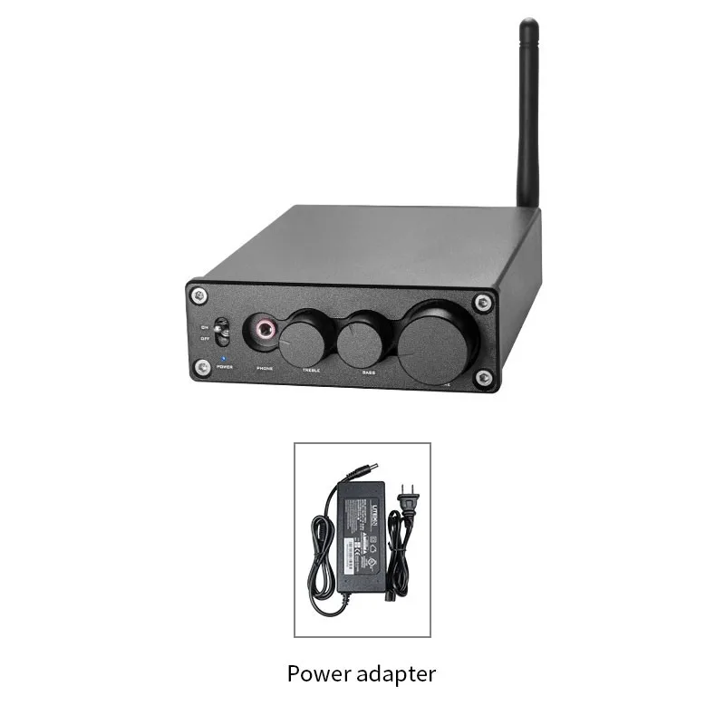 Heareal G2 Bluetooth5.0 Power Amplifier Stereo2.0 2x200W High Power HiFi TPA3116 Digital Amplifier