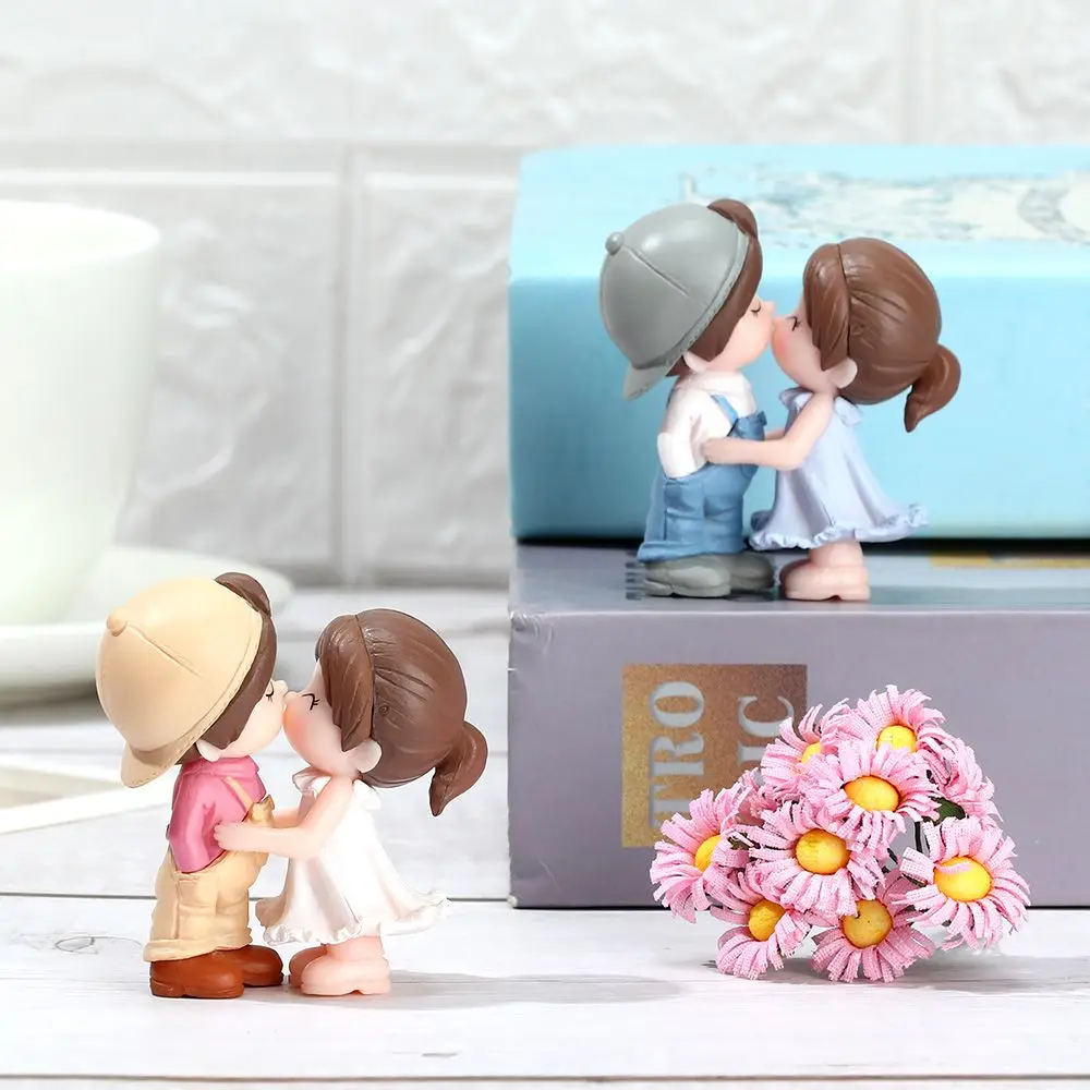 Home Miniature Crafts Decorate anc Couple Sweet Couple Ornaments Figurines